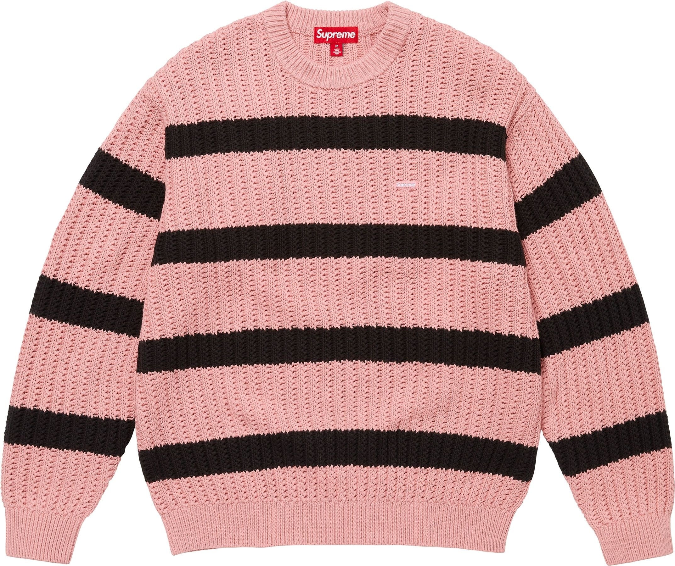 Loose Gauge Stripe Small Box Sweater view 9